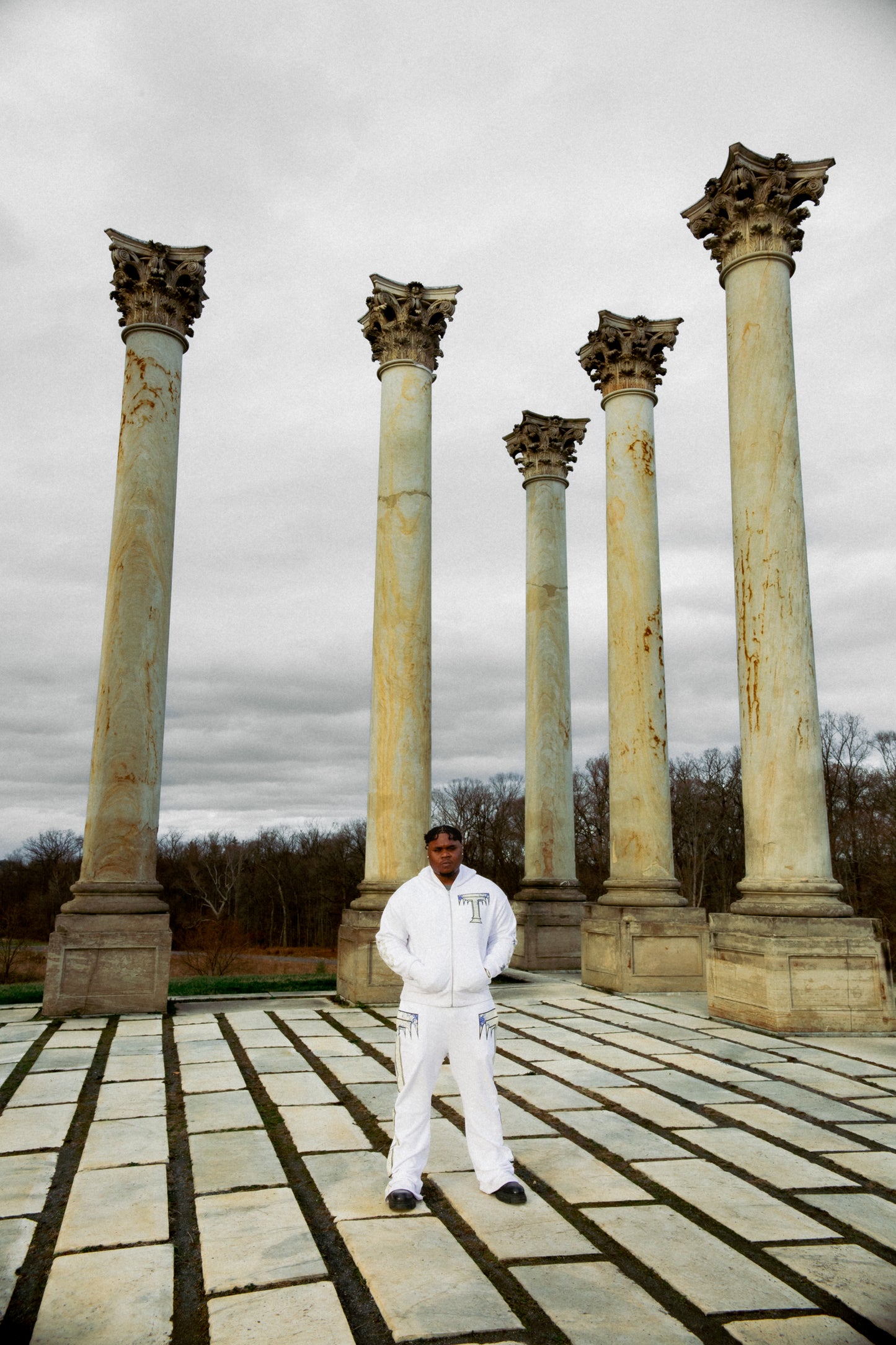 White Purity Flame Hoodie