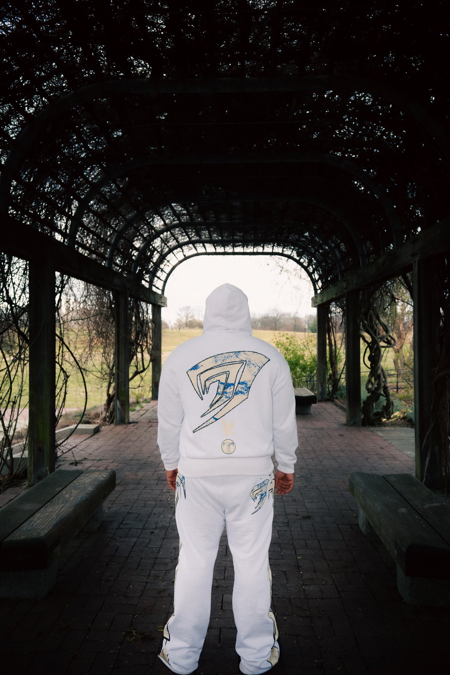 White Purity Flame Hoodie