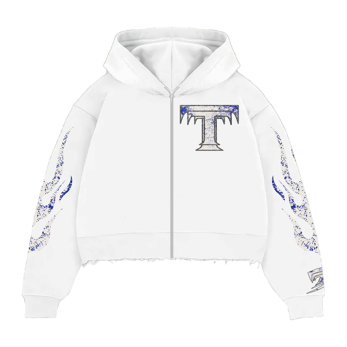 White Purity Flame Hoodie