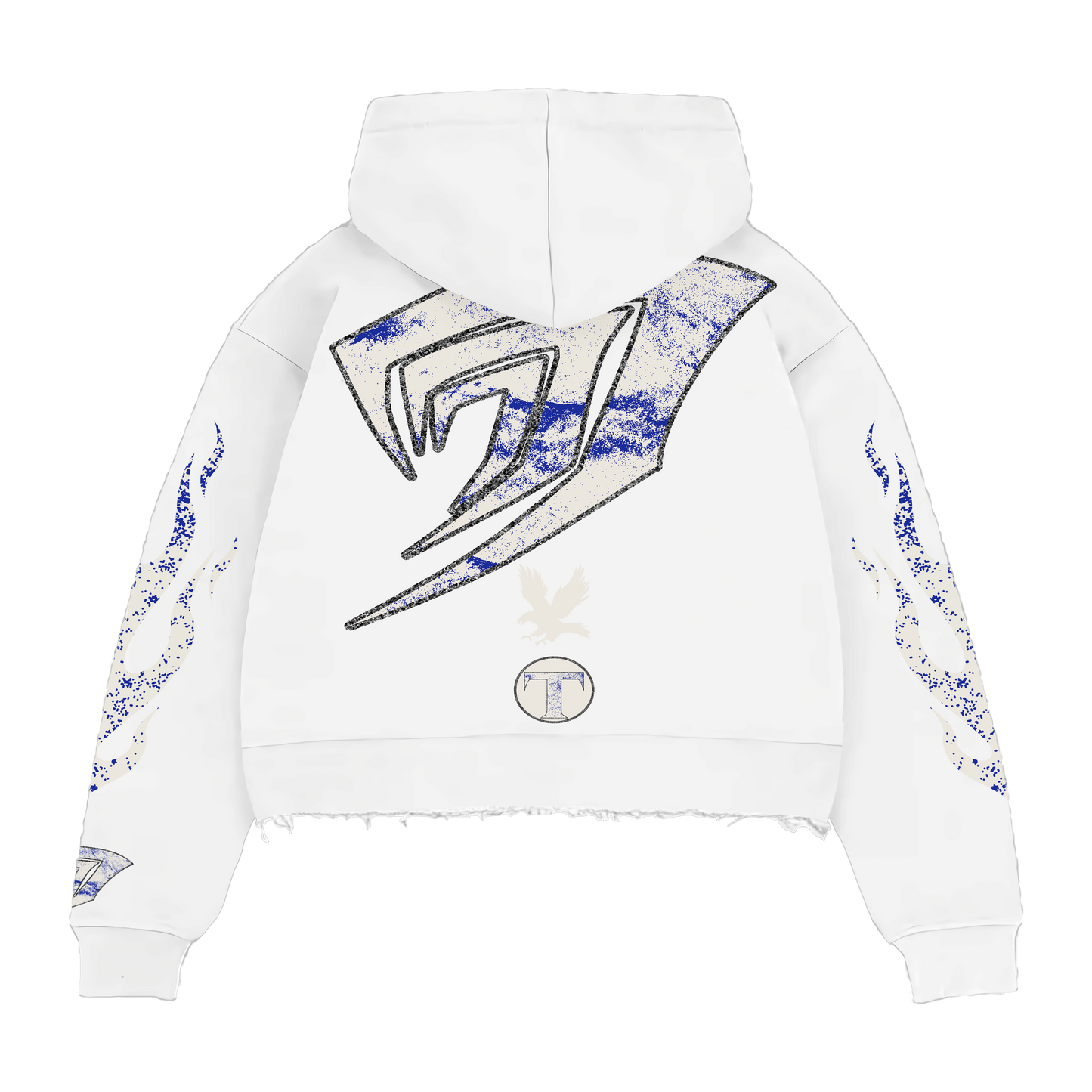 White Purity Flame Hoodie