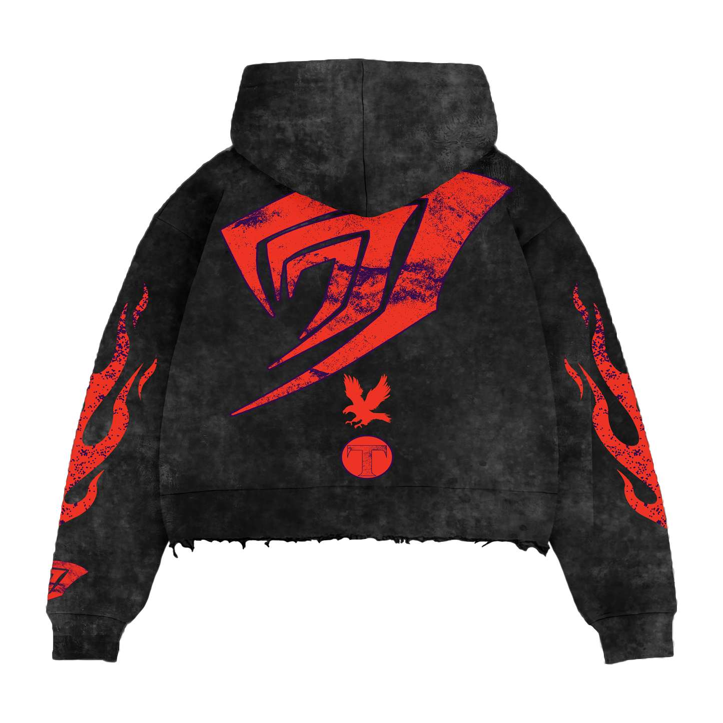 Black Purity Flame Hoodie