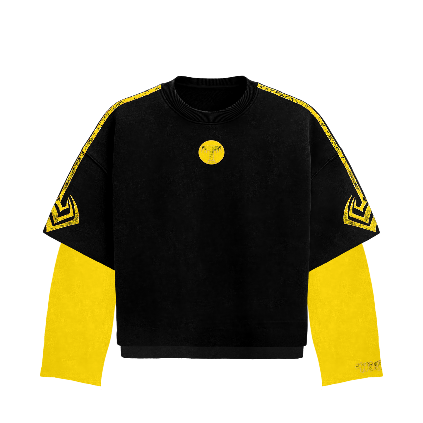 Yellow Pain Trin Long-Sleeved T-Shirt