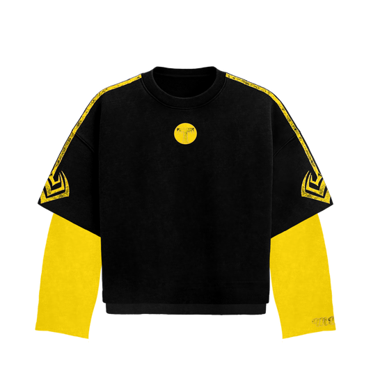 Yellow Pain Trin Long-Sleeved T-Shirt