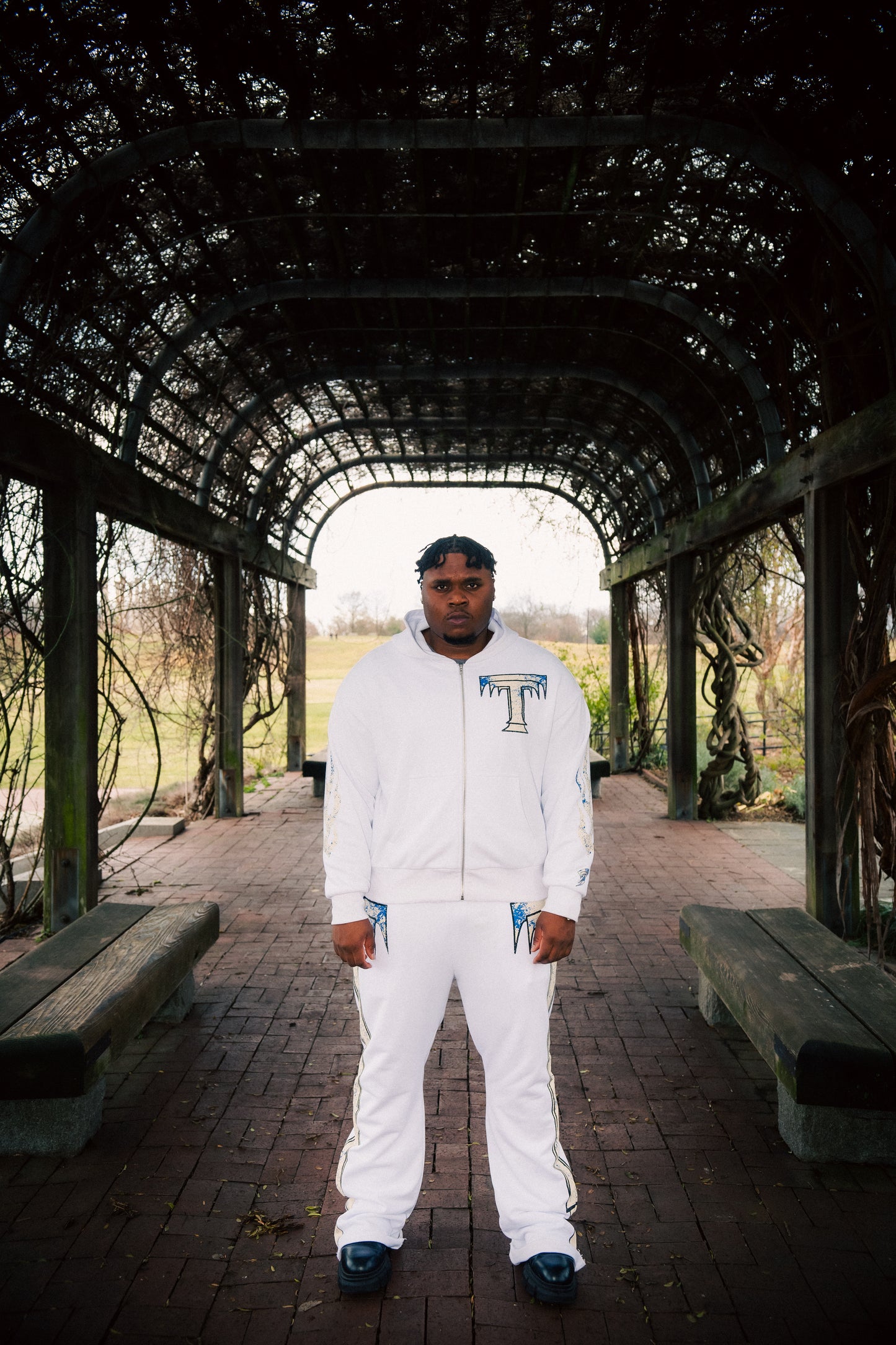 White Purity Flame Hoodie